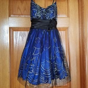 Blue/Black Formal Dress